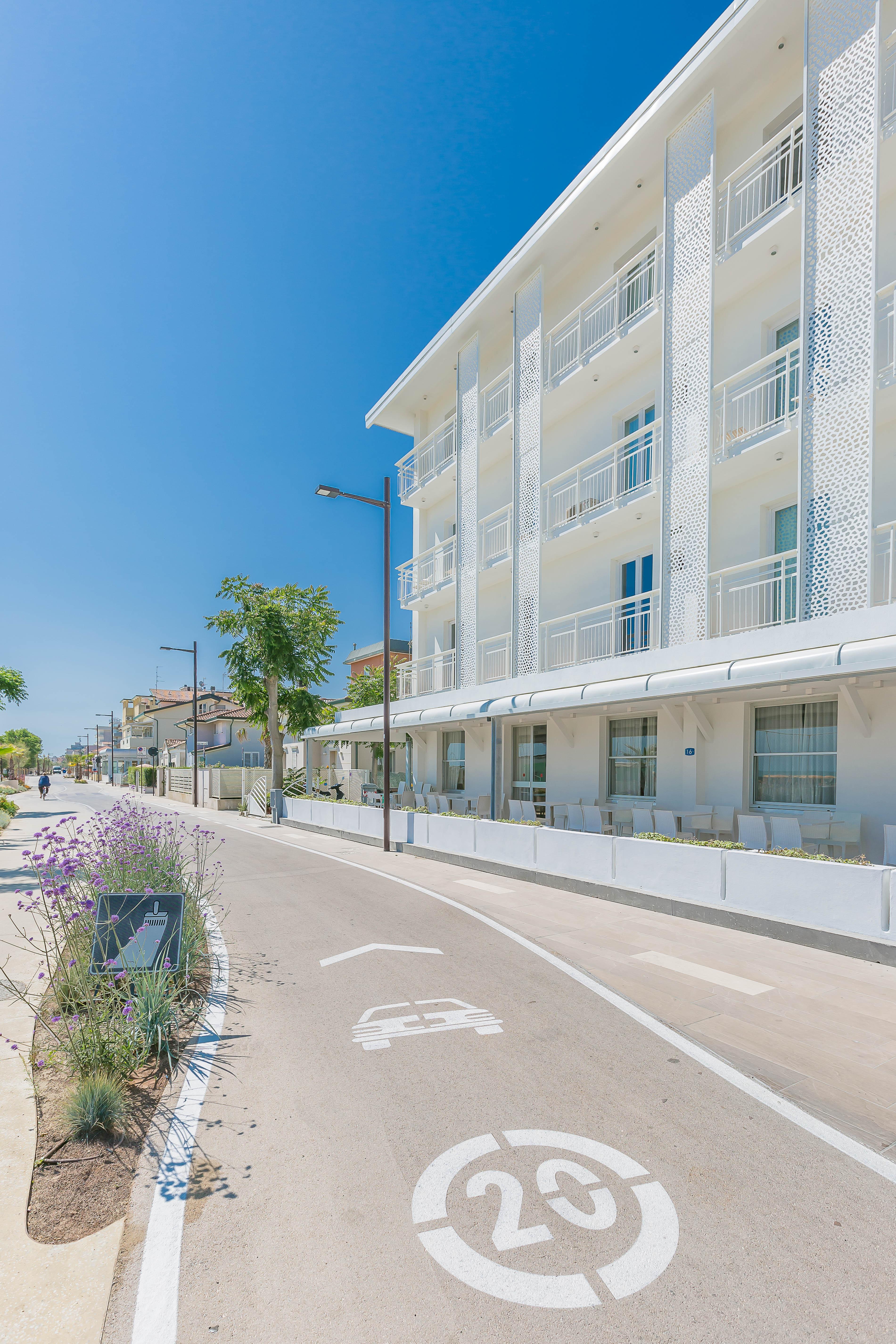 Hb Hotels Orchidea Blu Rimini Eksteriør billede